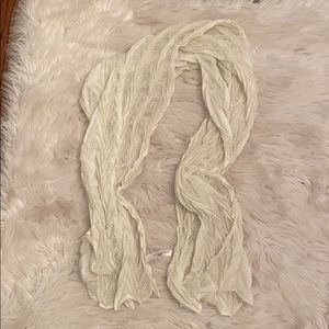 cream scarf